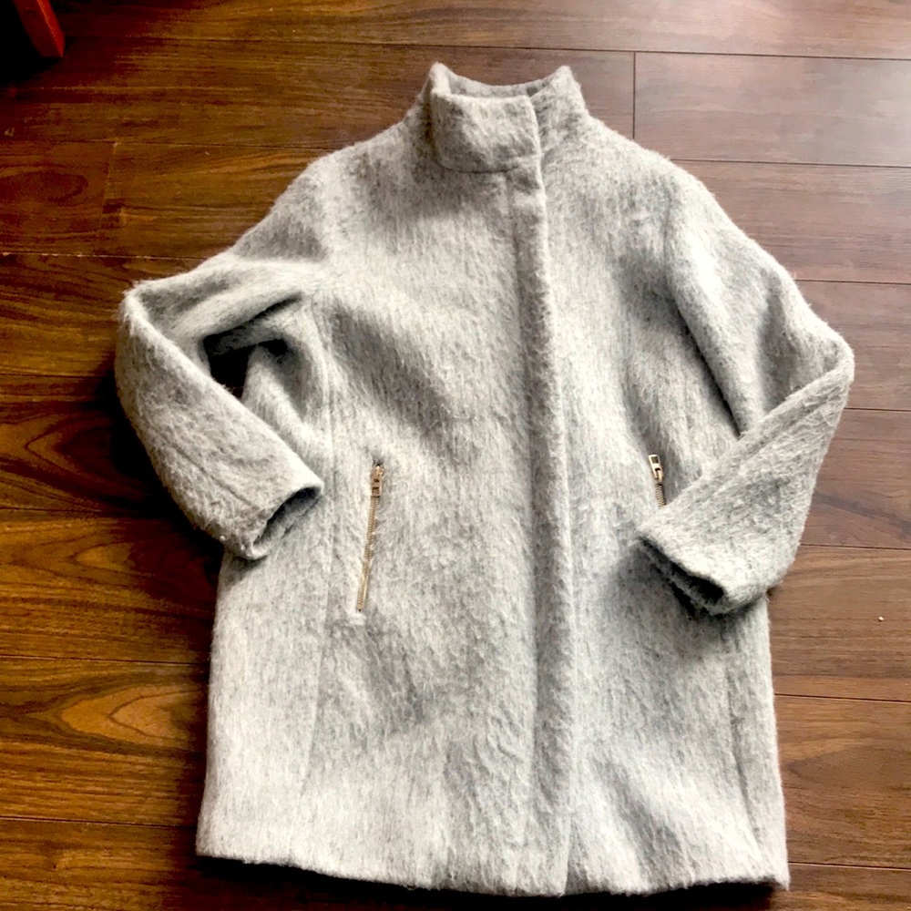H&M Gray Teddy Jacket